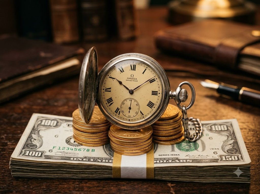 주식 초보 탈출! PER, PBR, ROE 3분 완벽 이해 4 Pocket watch on gold coins 202608212026