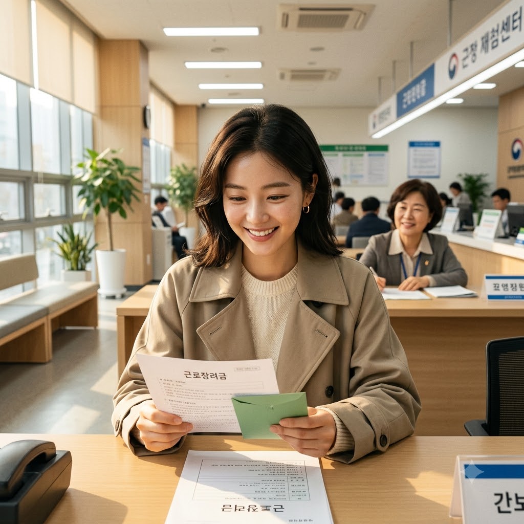 Woman receiving good news indoors 202608280830