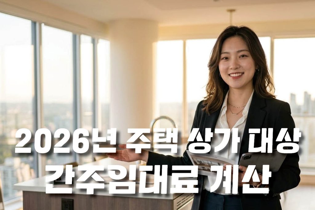 간주임대료 계산 2026년 주택 상가 대상 기준과 이자율 확인 1 간주임대료계산
