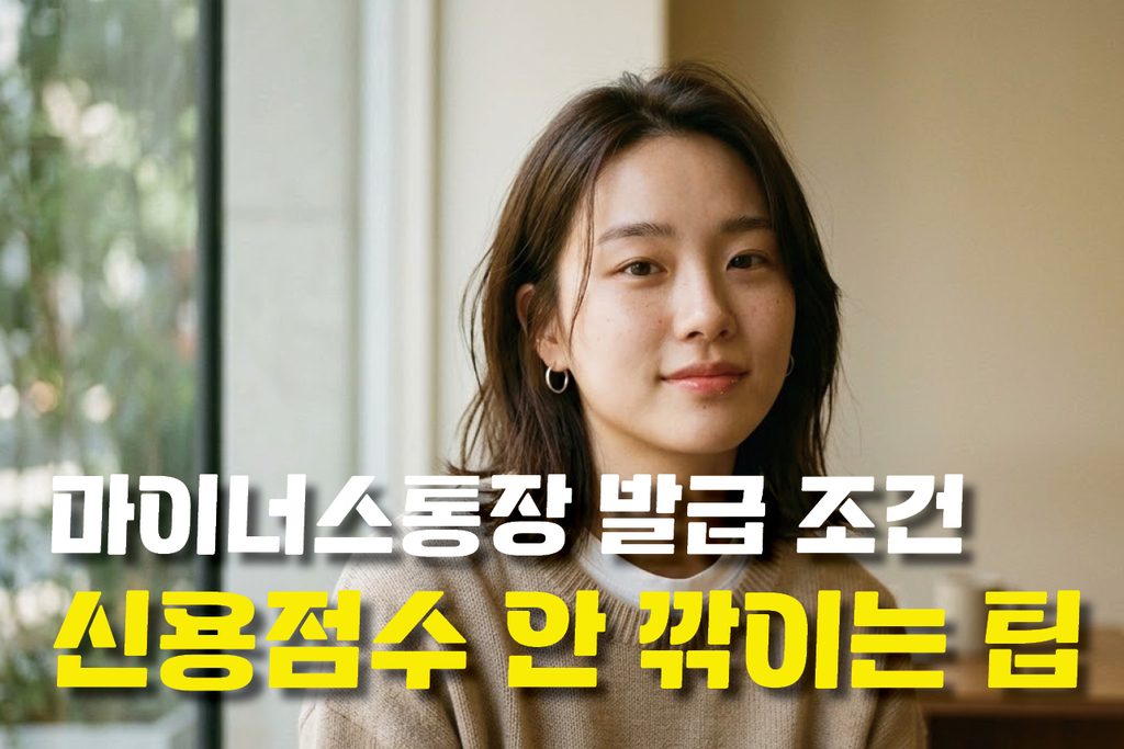 마이너스통장 발급 조건 및 신용점수 하락 없이 안전하게 한도 늘리는 팁 1 마이너스통장 1