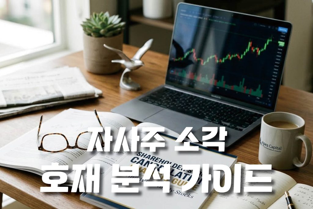 내 주식에 날개를 달아주는 자사주 소각 호재 분석 가이드 1 자사주 소각