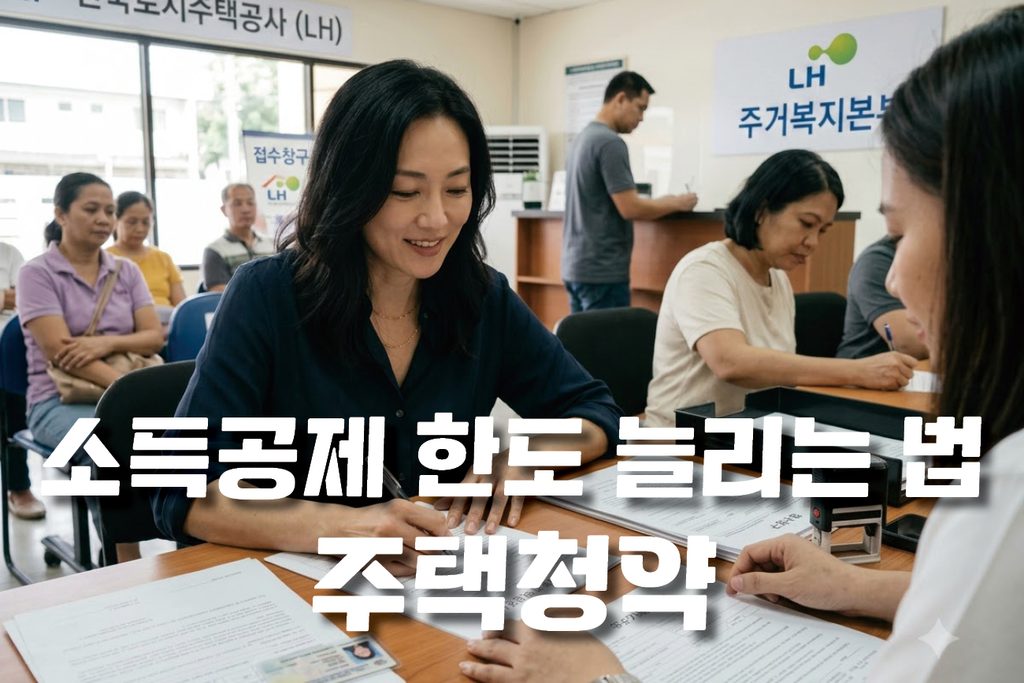주택청약 소득공제 300만 원 상향! 무주택 세대주 등록 1분 정리 1 주택청약 한도