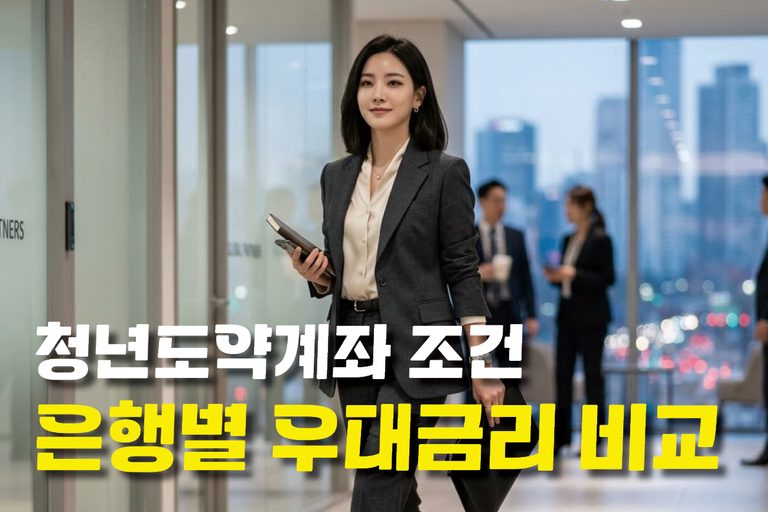 청년도약계좌 가입 조건 및 은행별 우대금리 비교 최고 수익률 달성 비법 1 청년도약계좌