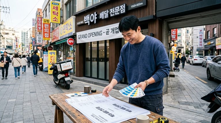 배달 전문점 창업 시 옥외광고물 및 간판 설치 지원금 신청 조건 1 간판 설치 지원금