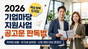 기업마당 지원사업 공고문 읽는 법, 신청 전 확인할 핵심 항목 5가지 2 기업마당 지원사업 공고문